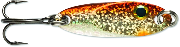 Picture of Vmc Flash Champ Spoon, 1/4 Oz, 1-1/2", #8 Hook, Glow Gold Fish