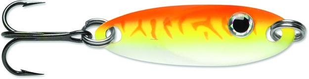 Picture of Vmc Flash Champ Spoon, 1/4 Oz, 1-1/2", #8 Hook, Glow Orange Fire UV
