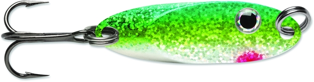 Picture of Vmc Flash Champ Spoon, 1/8 Oz, 1-1/2", #10 Hook, 1-1/4", #10 Hook, Emerald Shiner