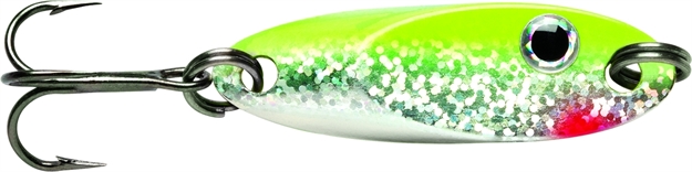 Picture of Vmc Flash Champ Spoon, 1/8 Oz, 1-1/2", #10 Hook, 1-1/4", #10 Hook, Glow Chartreuse Shiner