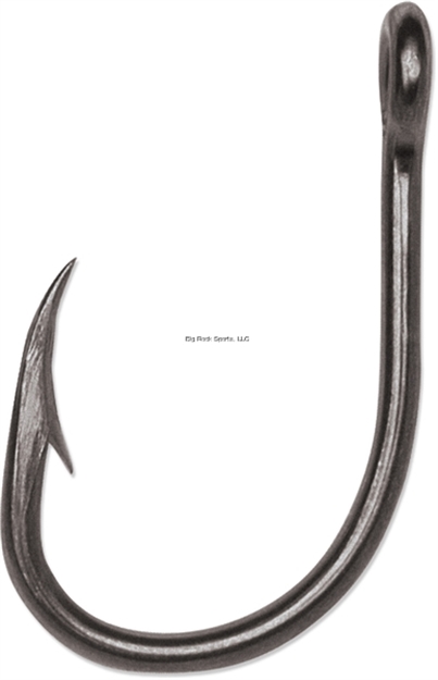 Picture of Vmc Live Bait Hook With Cut Point, Size 4/0, Short Shank, O'shaughnessy, Ringed Eye, Coastal Black, 9 Per Pack