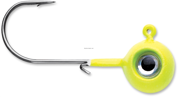 Picture of Vmc Neon Moon Eye Jig, 1/32 Oz, #6 Hook, Chartreuse, 2Pk