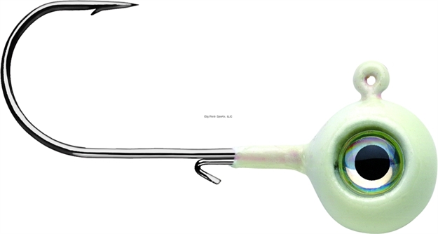 Picture of Vmc Neon Moon Eye Jig, 1/4 Oz, 2/0 Hook, Glow,4 PK