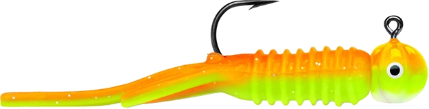 Picture of Vmc Nymph Jig, 1/32 Oz, #6 Hook, Orange Chartreuse Glow,2 PK