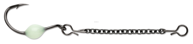 Picture of Vmc Octopus Dropper Chain, 2", #6 Hook Octopus, Glow Bead, 2 CD