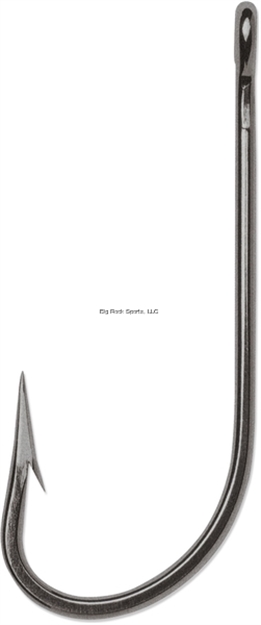 Picture of Vmc O'shaughnessy Hook With Cut Point, Size 7/0, Forged, 1X Long Shank, Closed Eye, Coastal Black, 15 Per Pack