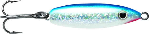 Picture of Vmc Rattle Spoon, 1/16 Oz, 1", #12 Hook, Glow Blue Shiner