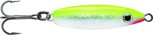 Picture of Vmc Rattle Spoon, 1/16 Oz, 1", #12 Hook, Glow Chartreuse Shiner