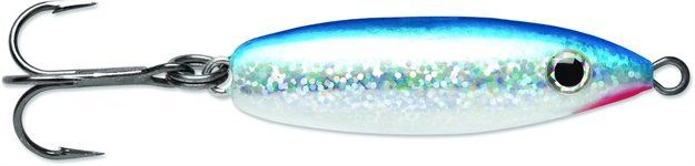 Picture of Vmc Rattle Spoon, 1/4 Oz, 1-1/2", #8 Hook, Glow Blue Shiner