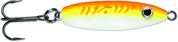 Picture of Vmc Rattle Spoon, 1/4 Oz, 1-1/2", #8 Hook, Glow Orange Fire UV