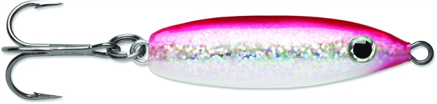 Picture of Vmc Rattle Spoon, 1/4 Oz, 1-1/2", #8 Hook, Glow Red Shiner