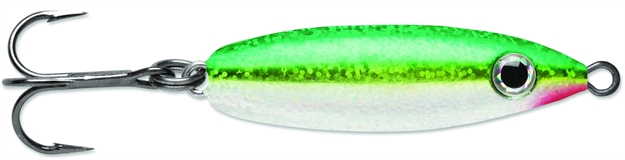 Picture of Vmc Rattle Spoon, 1/8 Oz, 1-1/2", #10 Hook, 1-1/4", #10 Hook, Emerald Shiner
