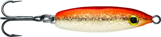 Picture of Vmc Rattle Spoon, 1/8 Oz, 1-1/2", #10 Hook, 1-1/4", #10 Hook, Glow Gold Fish