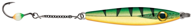 Picture of Vmc Rocker Spoon, Sinking, 1-1/2", 3/16 Oz, Variable Running Depth, #6 Hook, 1-3/4" Dropper, Perch