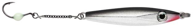 Picture of Vmc Rocker Spoon, Sinking, 1-1/2", 3/16 Oz, Variable Running Depth, #6 Hook, 1-3/4" Dropper, Shiner