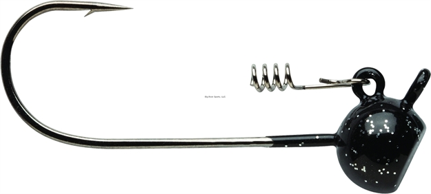 Picture of Vmc Stand UP Shaky Head Jig, 1/8 Oz, #3/0 Hook, Black, 4Pk