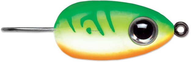 Picture of Vmc Tear Drop Jig, 1/16 Oz, #6 Hook, Glow Green Fire UV