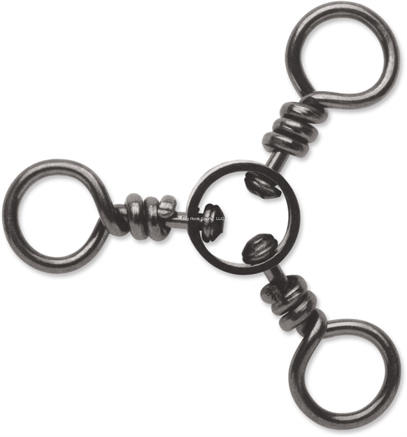Picture of Vmc Three Way Swivel, SZ 8, Black Nickel, 10Pk