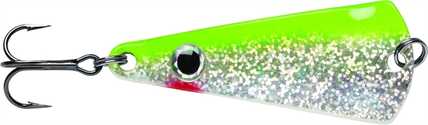 Picture of Vmc Tingler Spoon, 3/16 Oz, 2", #8 Hook, Glow Chartreuse Shiner