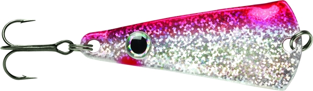 Picture of Vmc Tingler Spoon, 3/16 Oz, 2", #8 Hook, Glow Red Shiner