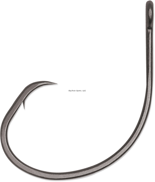 Picture of Vmc Tournament Circle Hook, Size 6/0, Needle Point, Extra Wide Gap, Heavy Wire, Ringed Eye, Coastal Black, 50 Per Pack