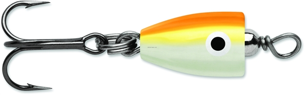 Picture of Vmc Tungsten Chandelier Jig, 1/8 Oz, #12 Hook, Orange Chartreuse Glow