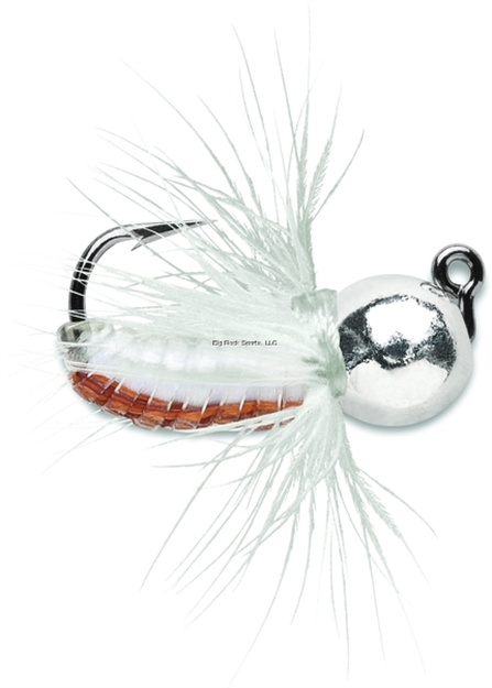 Picture of Vmc Tungsten Fly Jig, 1/16 Oz, #10 Hook, Metallic Silver