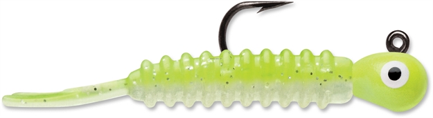 Picture of Vmc Tungsten Luv Bug Jig, 1/16 Oz, #8 Hook, 2/Pk Glow Chartreuse