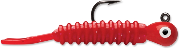 Picture of Vmc Tungsten Luv Bug Jig, 1/16 Oz, #8 Hook, 2/Pk Glow Red