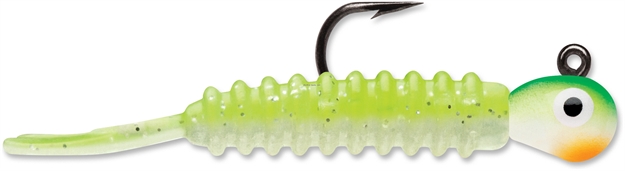 Picture of Vmc Tungsten Luv Bug Jig, 1/16 Oz, #8 Hook, 2/Pk Green Orange Glow
