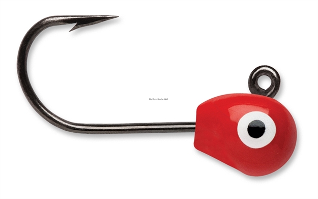 Picture of Vmc Tungsten Mongo Jig, Sinking, 1/32 Oz, #10 Hook, Glow Red, 2 CD