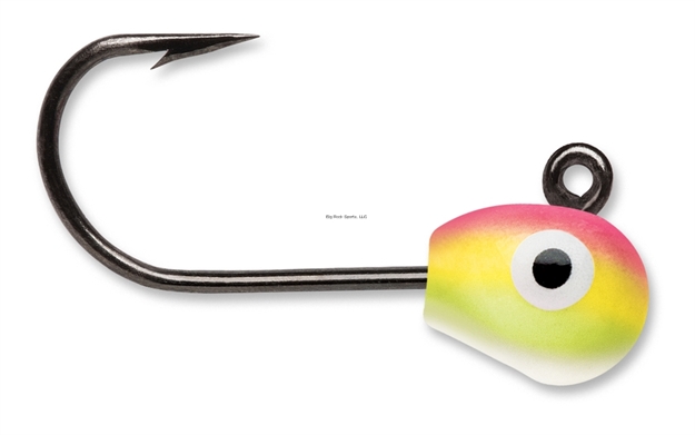 Picture of Vmc Tungsten Mongo Jig, Sinking, 1/32 Oz, #10 Hook, Pink Chartreuse Glow, 2 CD