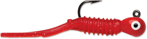 Picture of Vmc Tungsten Nymph Jig, 1/16 Oz, #8 Hook, Glow Red