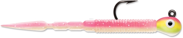 Picture of Vmc Tungsten Probe Jig, 1/32 Oz, #10 Hook Pink Chartreuse Glow