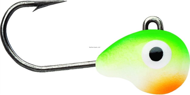 Picture of Vmc Tungsten Tubby Jig, 1/16 Oz, #10 Hook, Green Orange Glow