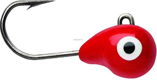Picture of Vmc Tungsten Tubby Jig, 1/32 Oz, #12 Hook Glow Red