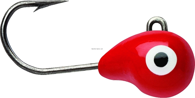 Picture of Vmc Tungsten Tubby Jig, 1/64 Oz, #14 Hook, Glow Red