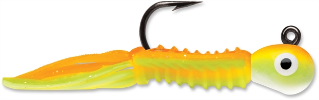 Picture of Vmc Tungsten Wingding Jig, 1/16 Oz, #8 Hook, Orange Chartreuse Glow