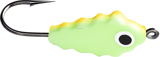 Picture of Vmc Waxy Jig, 1/32 Oz, #8 Hook, Orange Chartreuse Glow