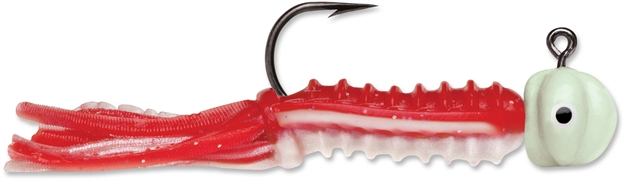 Picture of Vmc Wingding Jig, 1/16 Oz, Red Pearl Glow
