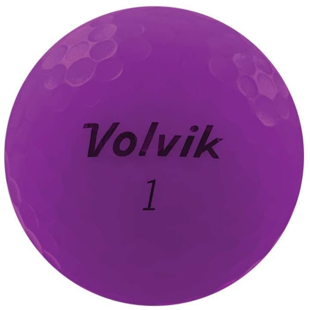 Picture of Volvik 2020 Vivid 3 PC Golf Balls Matte Purple
