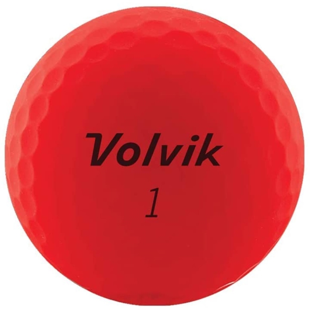 Picture of Volvik 2020 Vivid 3 PC Golf Balls Matte Red