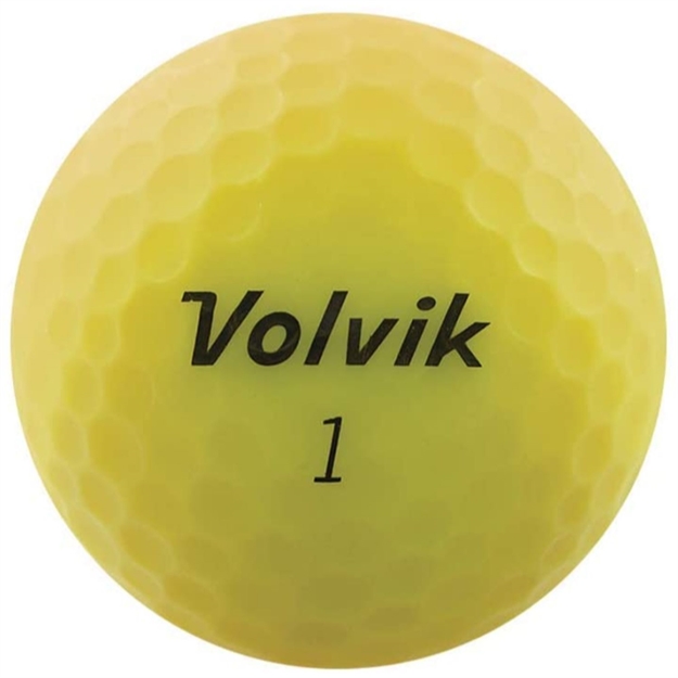 Picture of Volvik 2020 Vivid 3 PC Golf Balls Matte Yellow