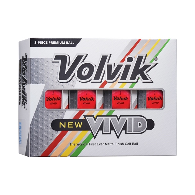 Picture of Volvik 2022 Vivid Golf Balls Matte Pink 12Pk