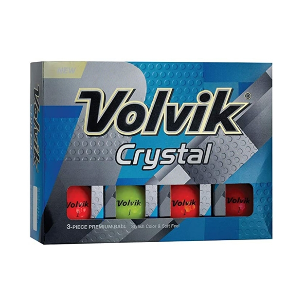 Picture of Volvik Crystal Golf Balls Assorted Colors 12Pk