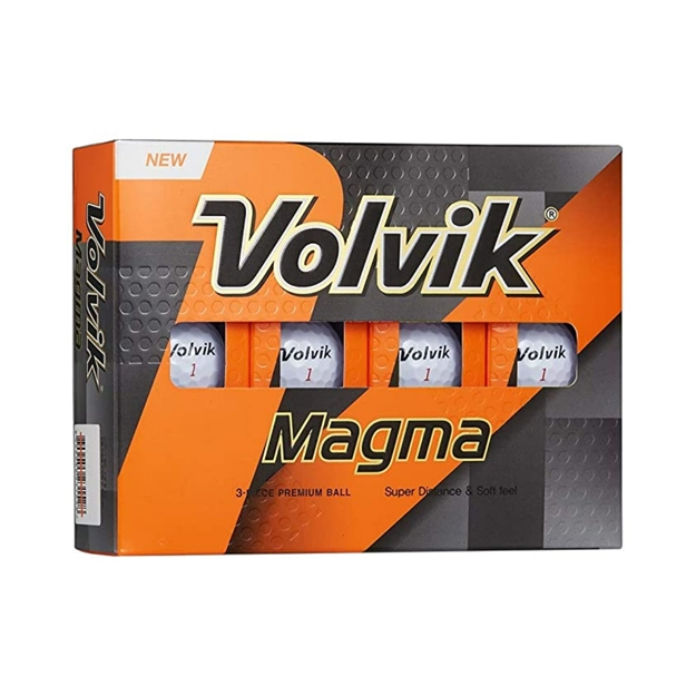 Picture of Volvik Magma Golf Balls White 12Pk