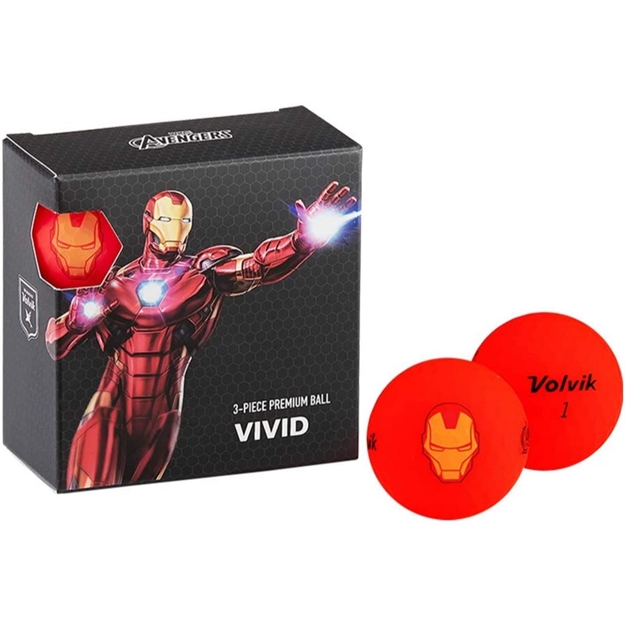 Picture of Volvik Marvel Golf Balls 4Pk-Iron Man