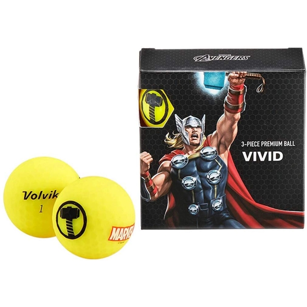 Picture of Volvik Marvel Golf Balls 4Pk-Thor