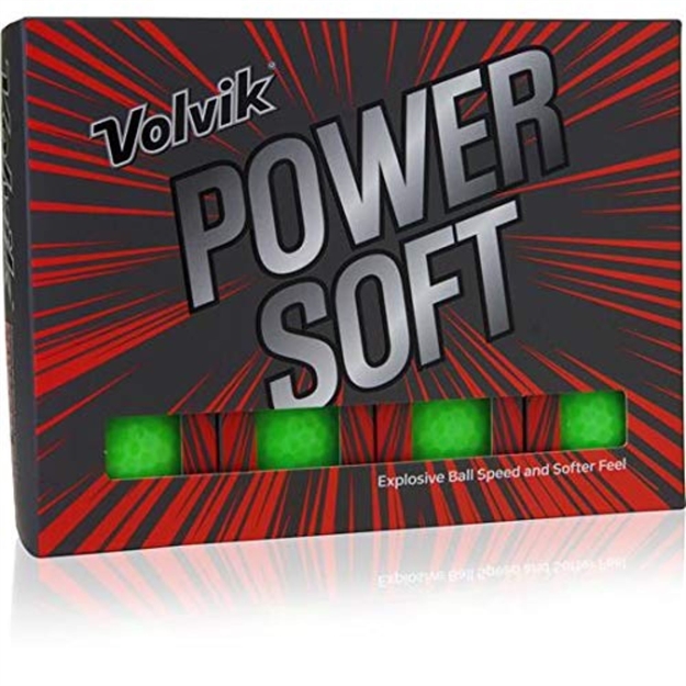 Picture of Volvik Power Soft Golf Balls Dozen - Gloss Green