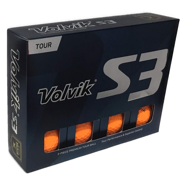 Picture of Volvik S3 Tour Ball Orange - Dozen